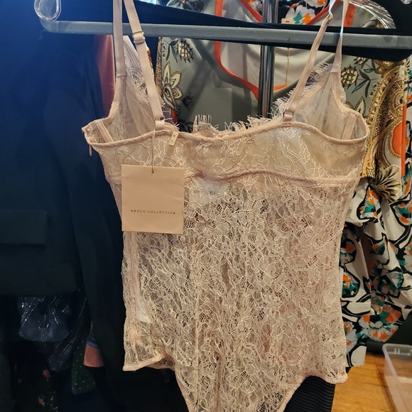 NWT $590 Brock Collection lace bodysuit - Picture 2 of 4